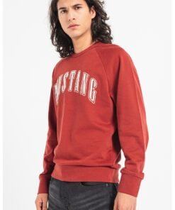 Bluza sport cu imprimeu si maneci raglan Ben