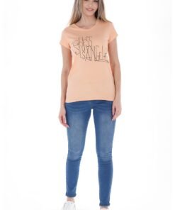 Tricou de bumbac cu strasuri