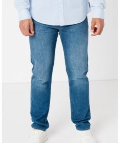 Blugi regular fit cu talie medie