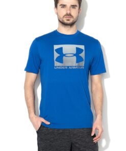 Tricou cu imprimeu logo pentru fitness Boxed