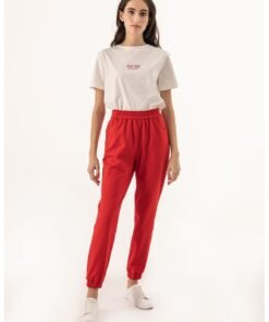 Pantaloni sport cu talie inalta