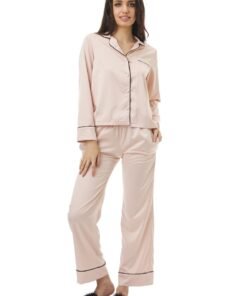 Pijama cu buzunar pe piept Coco