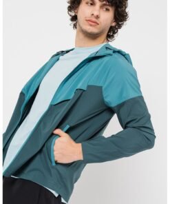 Jacheta cu gluga si detalii reflectorizante pentru alergare Windrunner