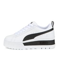 Pantofi sport de piele cu insertii de piele ecologica Mayze