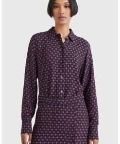 Camasa regular fit cu imprimeu geometric