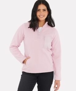 Bluza sport din fleece cu fenta cu fermoar Pharell 6103