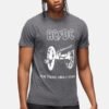 Tricou cu imprimeu logo ACDC 'For Those About Rock' 7595