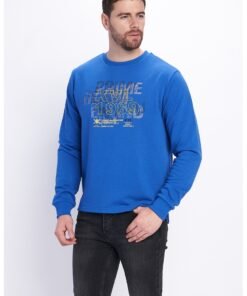 Bluza sport cu decolteu la baza gatului - cu imprimeu