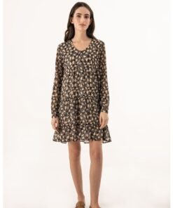 Rochie lejera cu animal print