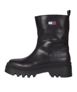 Ghete de piele cu varf rotund
