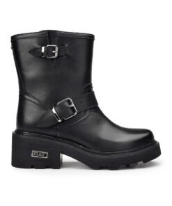 Ghete biker de piele Grace 3925