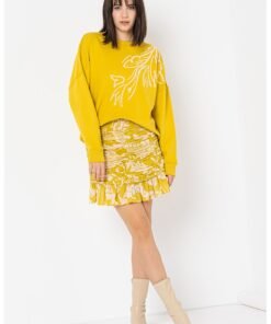 Fusta mini cu model plisat Ariyel