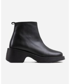 Ghete de piele cu toc masiv New Vita