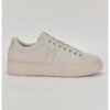 Pantofi sport de piele nabuc cu aplicatie logo