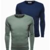 Set de bluze sport cu decolteu la baza gatului - 2 piese