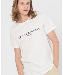Tricou de bumbac organic cu logo brodat