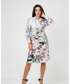 Rochie-camasa cu buzunare cu clapa
