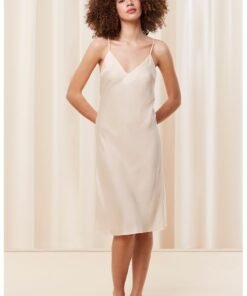 Camasa de noapte din lyocell cu bretele subtiri Silky Sensuality