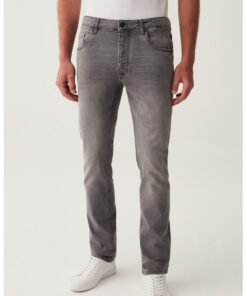 Blugi slim fit cu model cu 5 buzunare