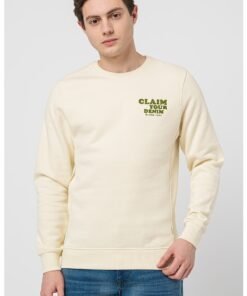 Bluza sport regular fit cu aplicatie text