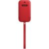 Husa de protectie Leather Sleeve with MagSafe pentru iPhone 12 mini - RED