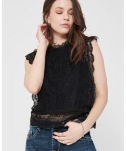 Bluza din dantela brodata Karo