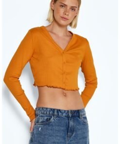 Cardigan crop cu striatii Drakey