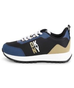 Pantofi sport de piele ecologica si material textil