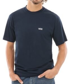 Tricou cu logo si decolteu la baza gatului Left Chest
