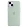 Husa de protectie Silicone Case with MagSafe pentru iPhone 14 - Succulent