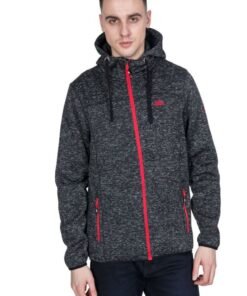Hanorac cu fermoar si captuseala de fleece Odeno