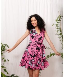 Rochie mini cu imprimeu floral Rosalinne
