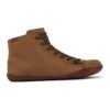 Pantofi casual mid-high de piele