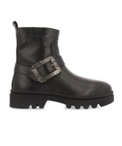 Ghete de piele cu catarama decorativa Landford