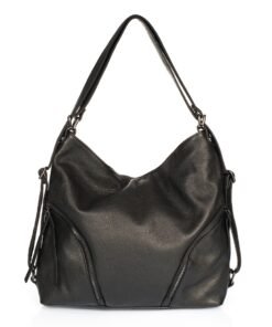 Geanta hobo de piele