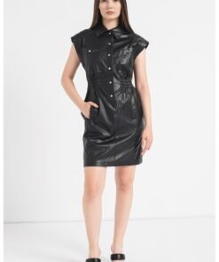 Rochie mini de piele ecologica Dary