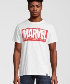 Tricou cu decolteu la baza gatului Marvel Slime Logo Vintage 4703