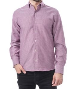 Camasa regular fit din amestec de bumbac