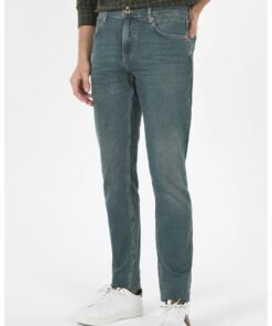 Blugi slim fit cu talie medie