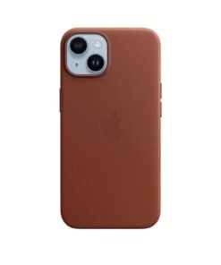 Husa de protectie Leather Case with MagSafe pentru iPhone 14 - Umber