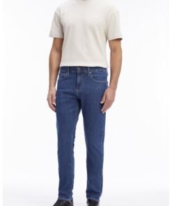 Blugi slim fit cu talie medie