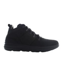 Ghete de piele intoarsa cu garnituri textile