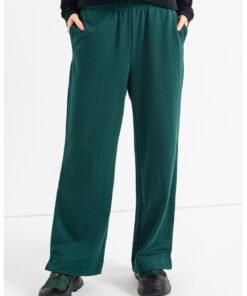 Pantaloni sport ampli cu talie elastica