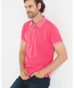 Tricou polo din piqué de bumbac