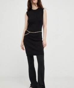 Rochie culoarea negru Gestuz mini mulata