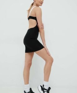 Rochie culoarea negru LaBellaMafia mini mulata