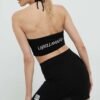 Rochie culoarea negru LaBellaMafia mini mulata