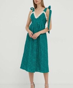 Rochie culoarea roz Custommade mini evazata