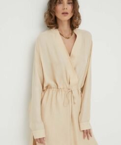 Rochie culoarea bej Herskind mini drepta