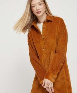 Rochie din velur culoarea alb Billabong mini drepta